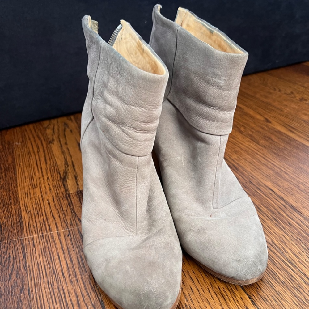Rag and Bone grey boots